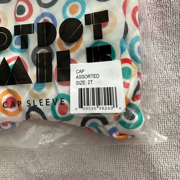 Brand New Dot Dot Smile Colorful Targets Cap Dress - 2T - Picture 4 of 4